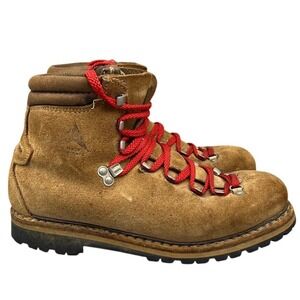 Vintage‎ LOWA Hiking Boots Mens 8.5 Made Germany Mountaineering Leather Montagna